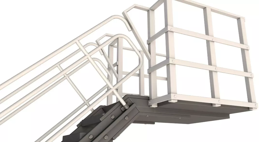 Passenger Steps 3D model_4