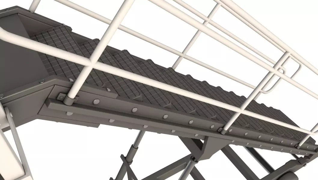 Passenger Steps 3D model_6