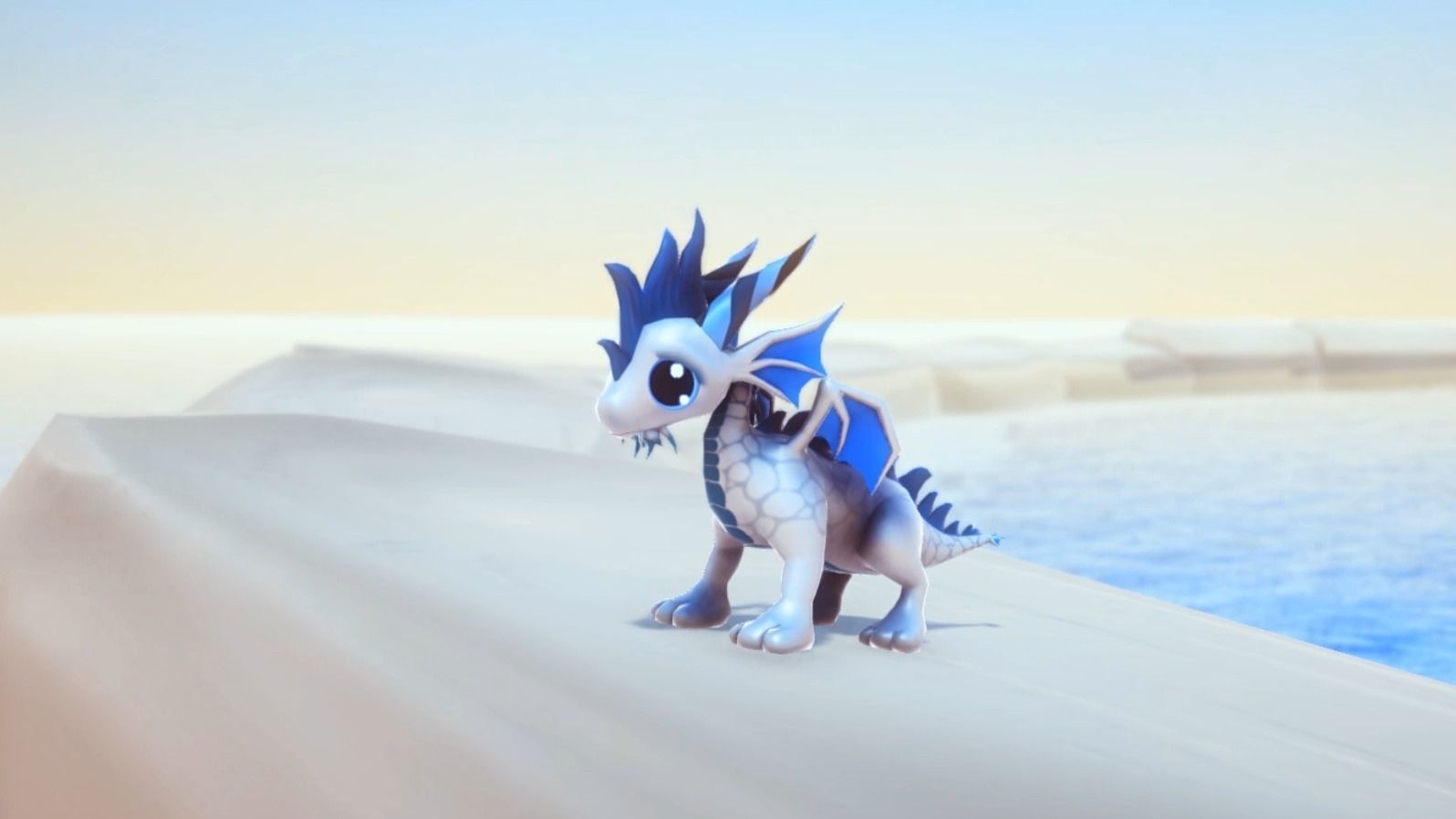 Little Dragons Sea Low-poly 3D model_8