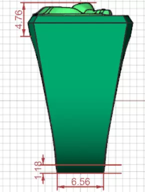 Square Signet Ring with Raised Puma Panther Motif mr0307 3D print model_22