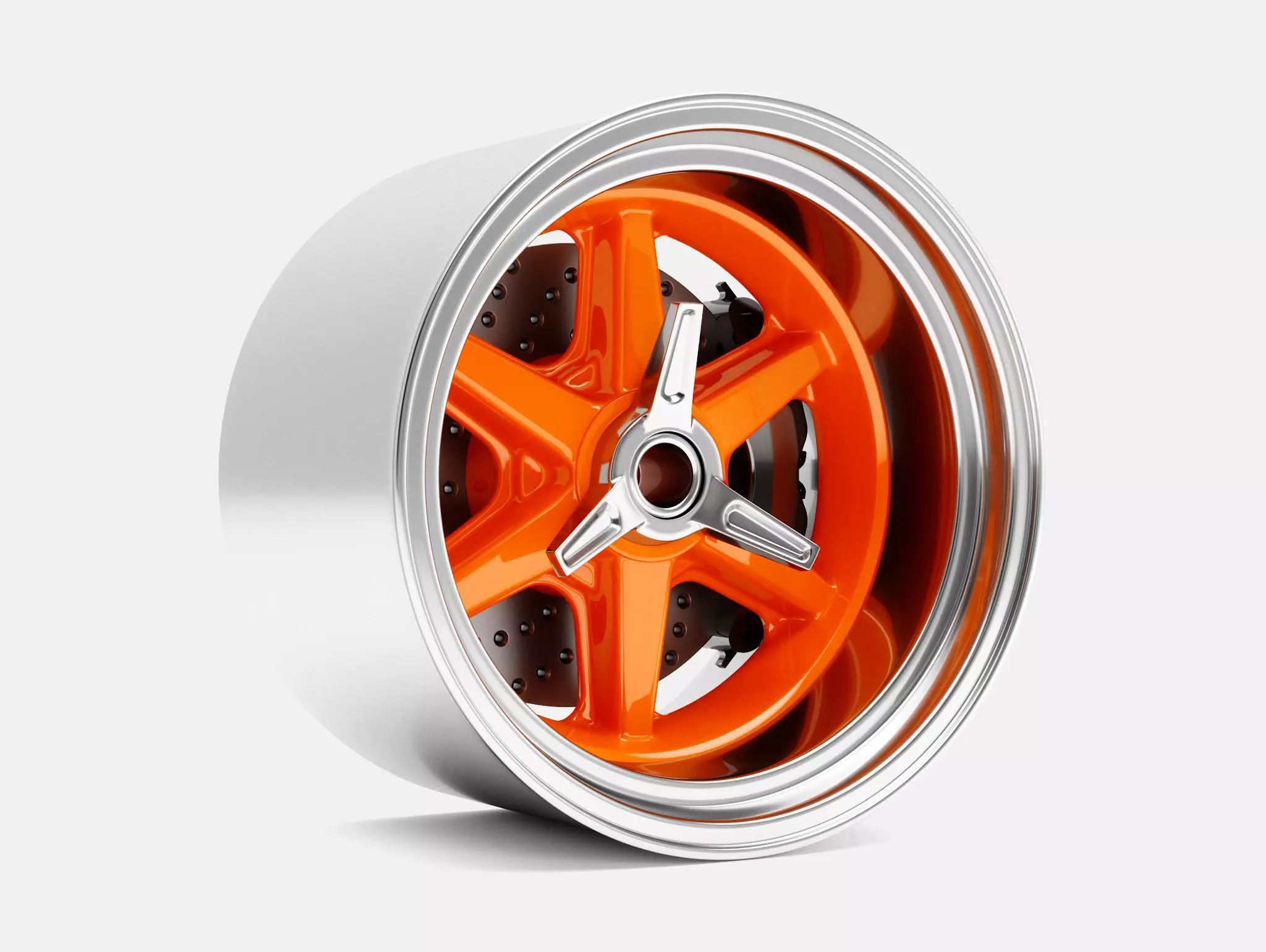 15x10 BRM6 Wheel and Brake 3D print model_0