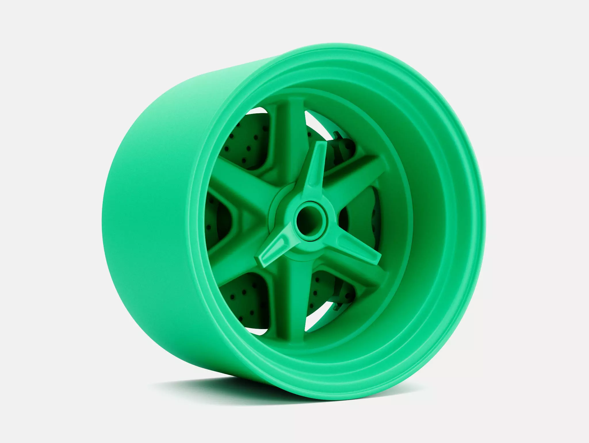 15x10 BRM6 Wheel and Brake 3D print model_1
