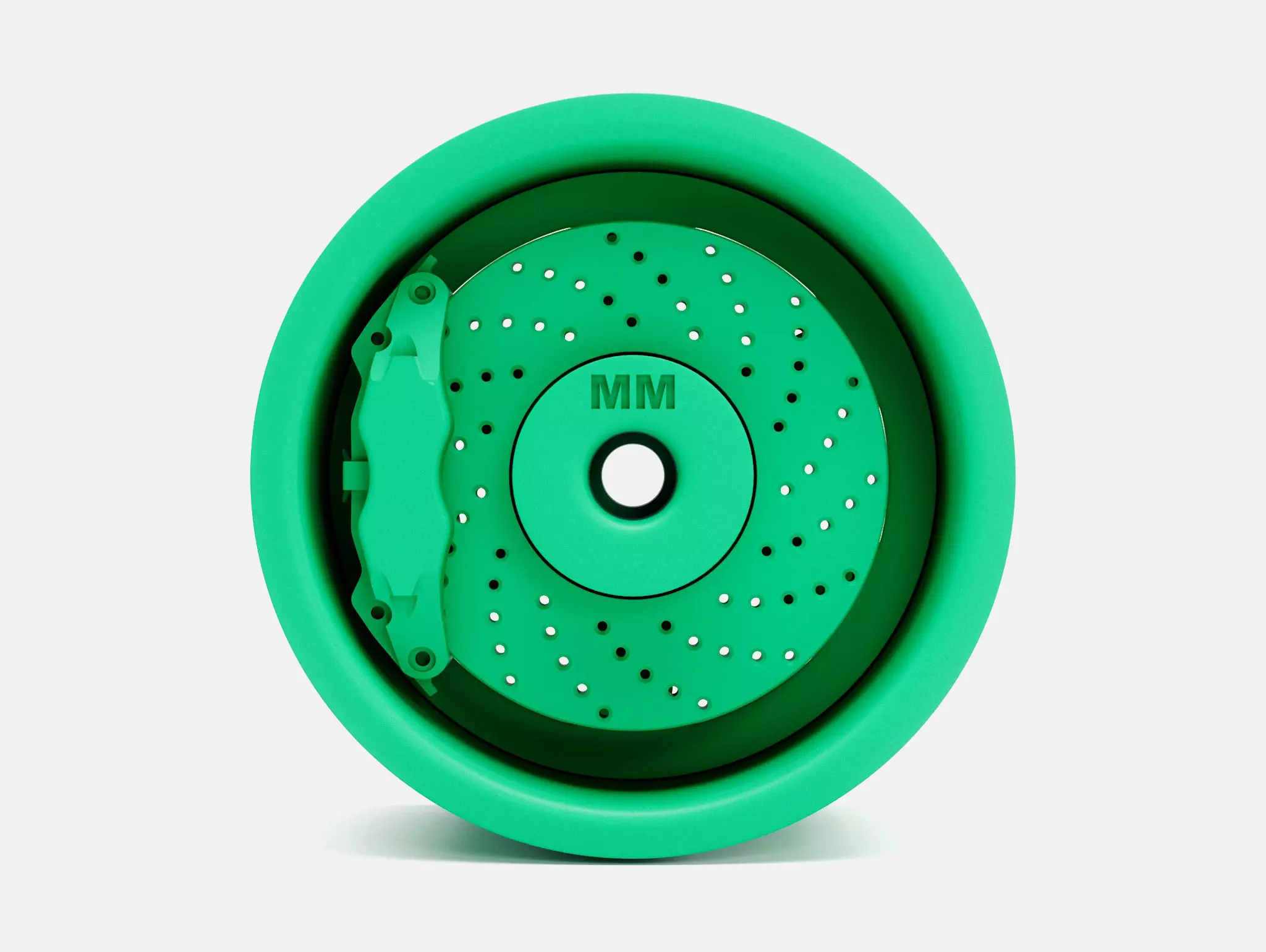 15x10 BRM6 Wheel and Brake 3D print model_4