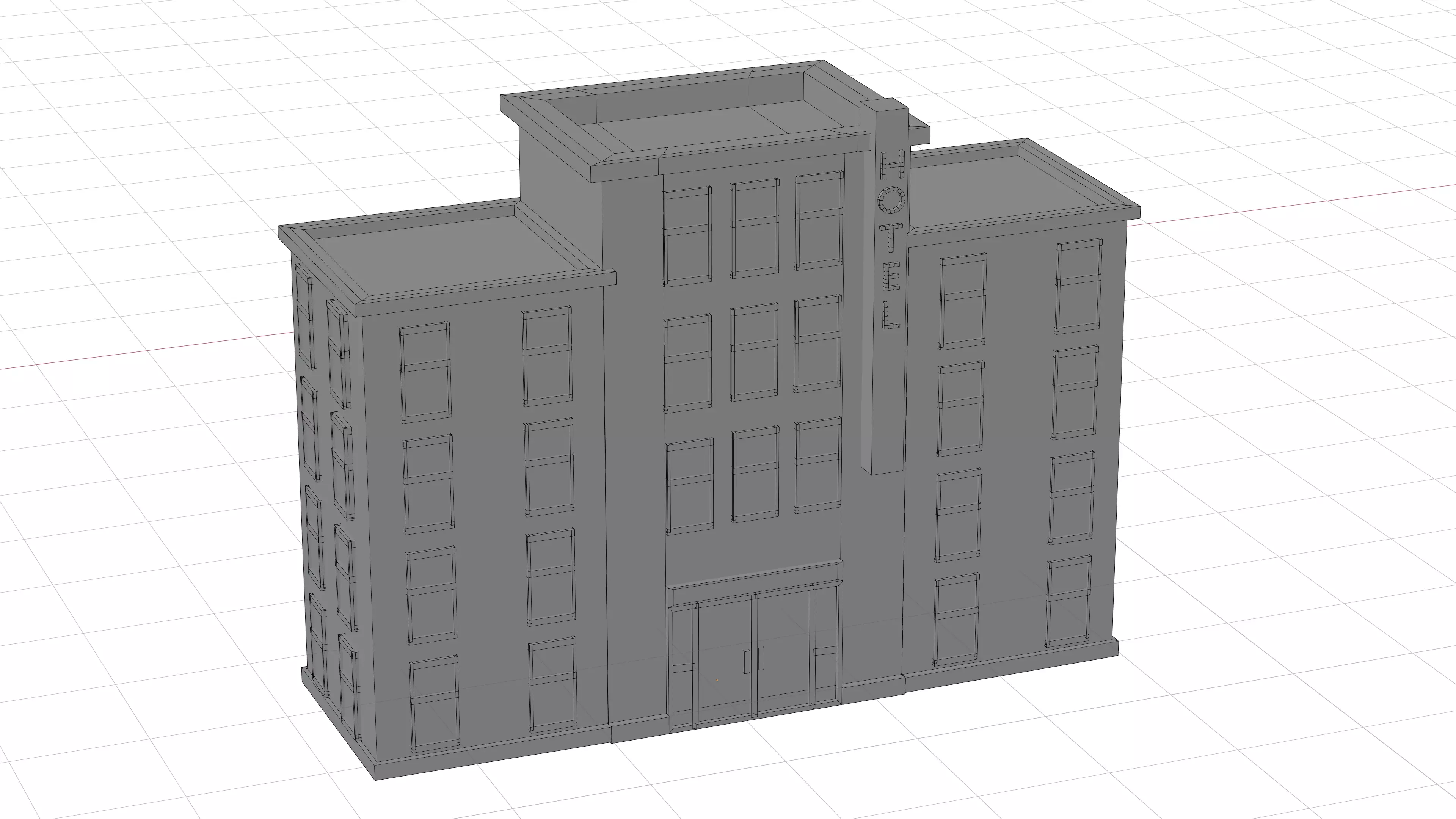 26 Low-Poly Buildings and Houses 3D Model Pack Low-poly 3D model_35