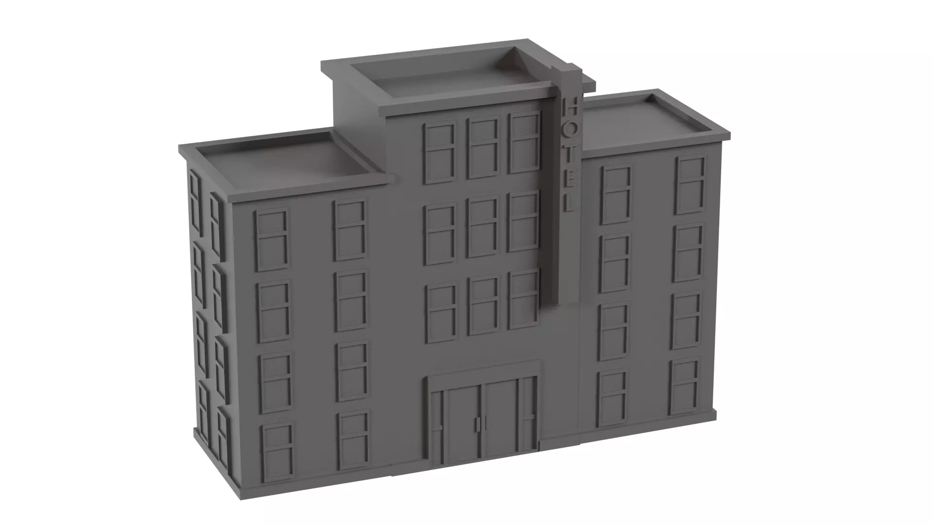 26 Low-Poly Buildings and Houses 3D Model Pack Low-poly 3D model_34