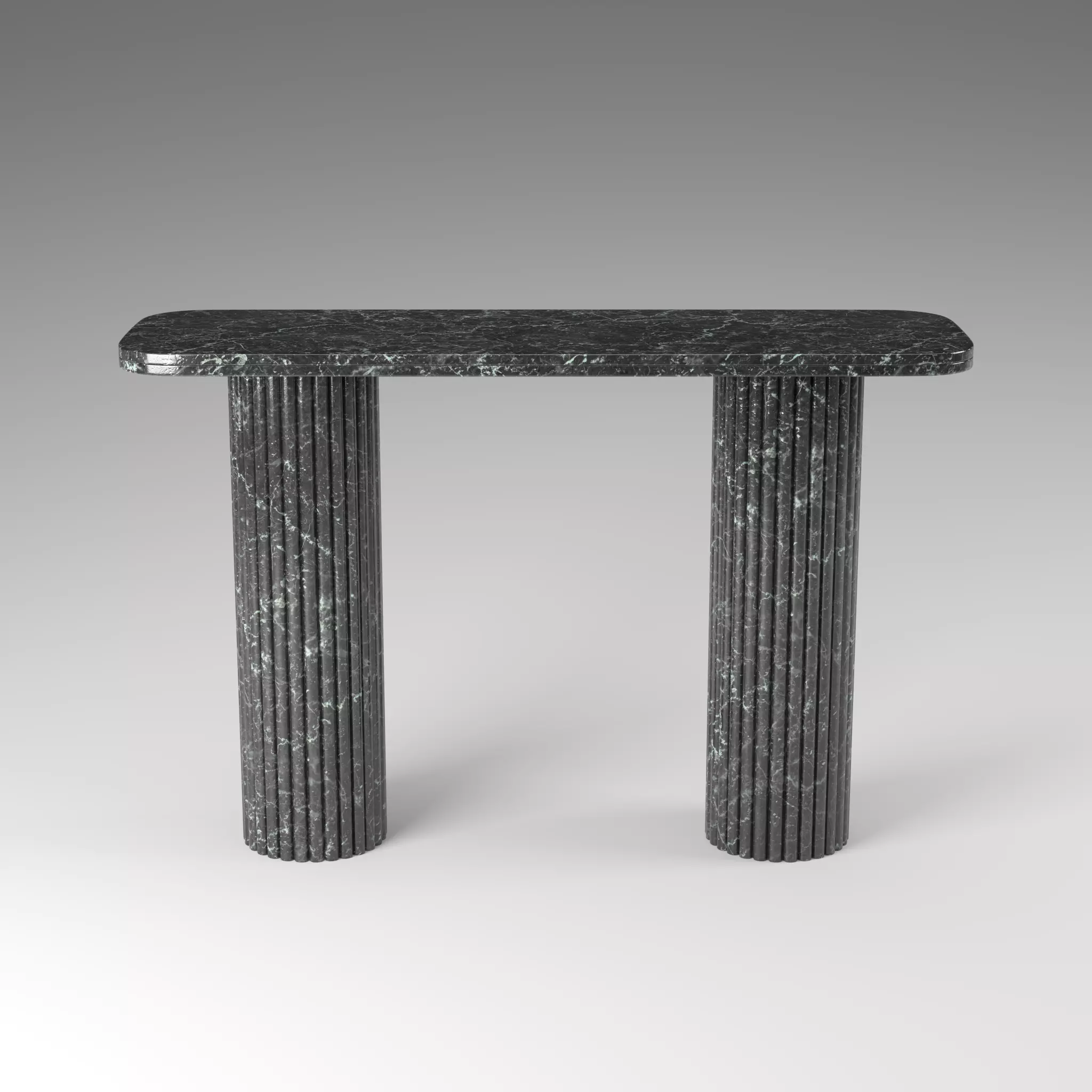 Selene Rectangular Marble Console Low-poly 3D model_1