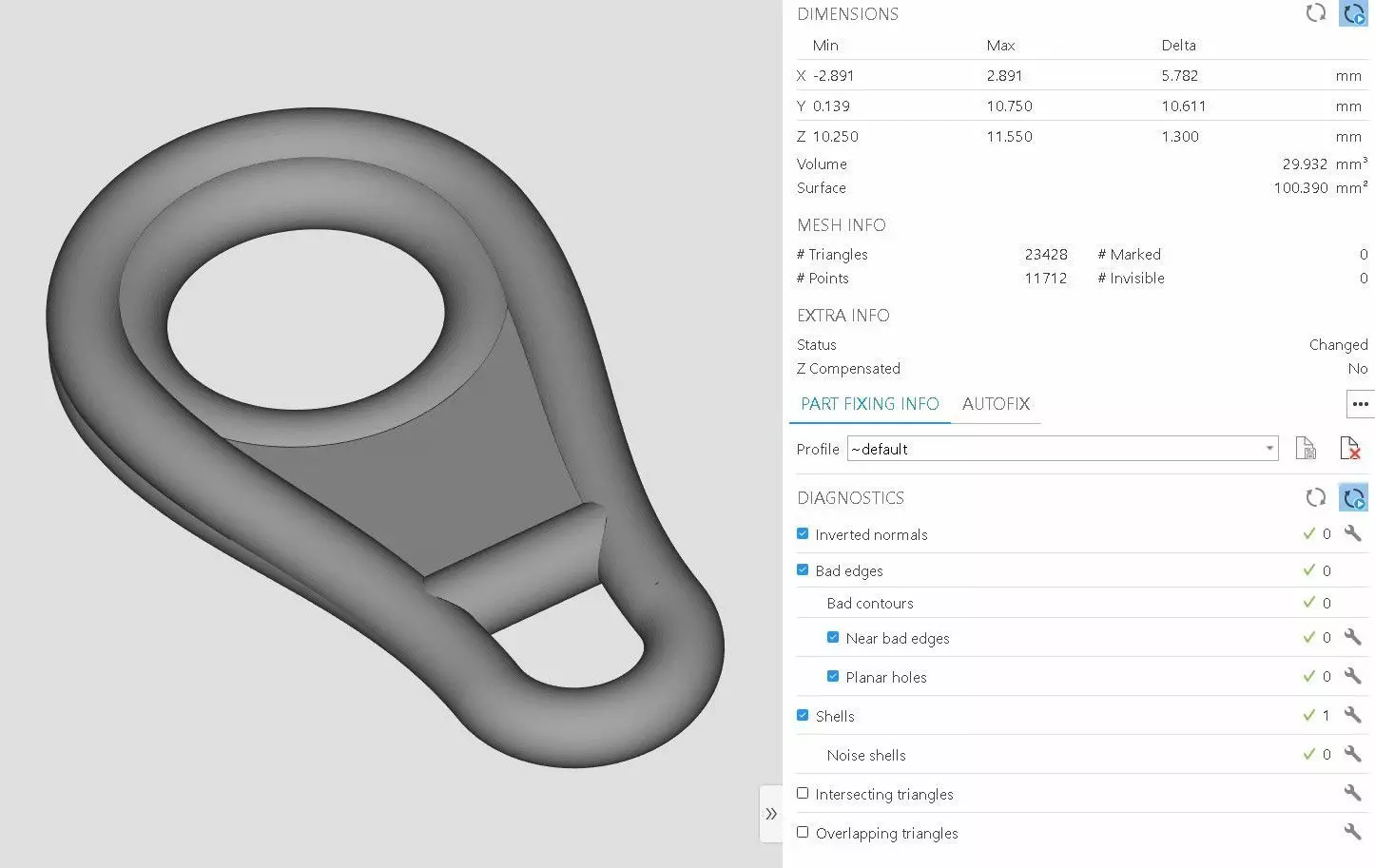 Zipper Ring 3D print model_12