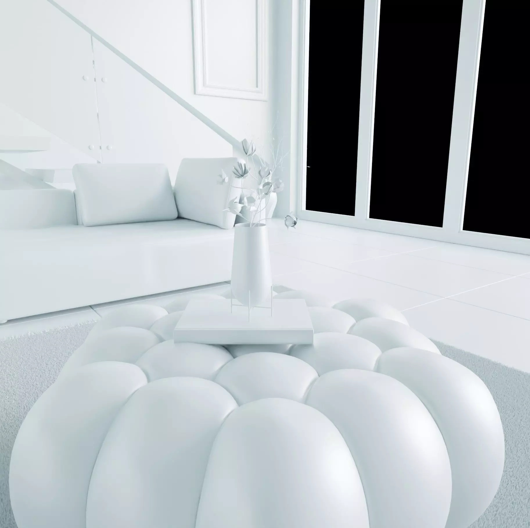 Living Room 3D model_10