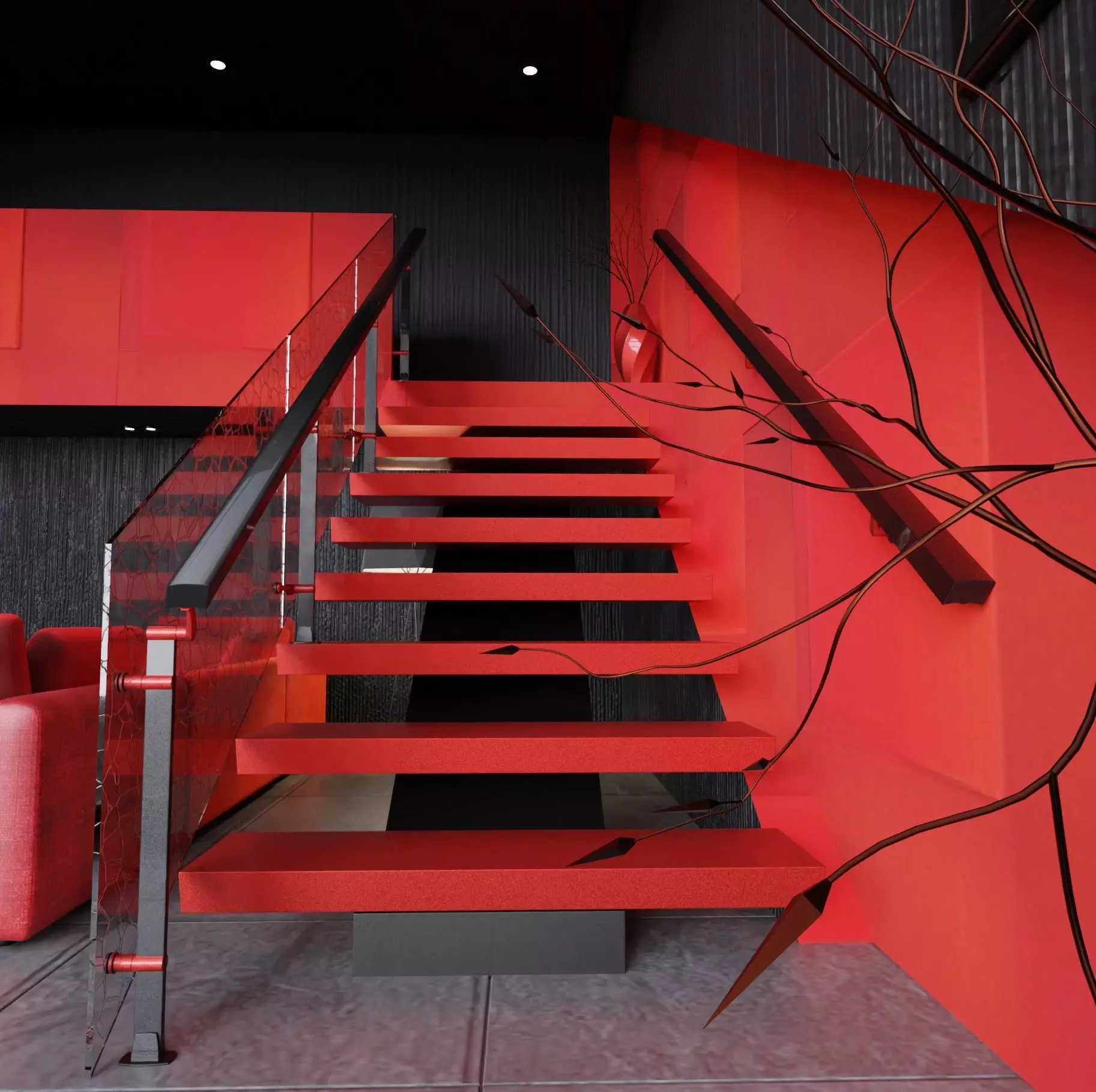 Living Room 3D model_3