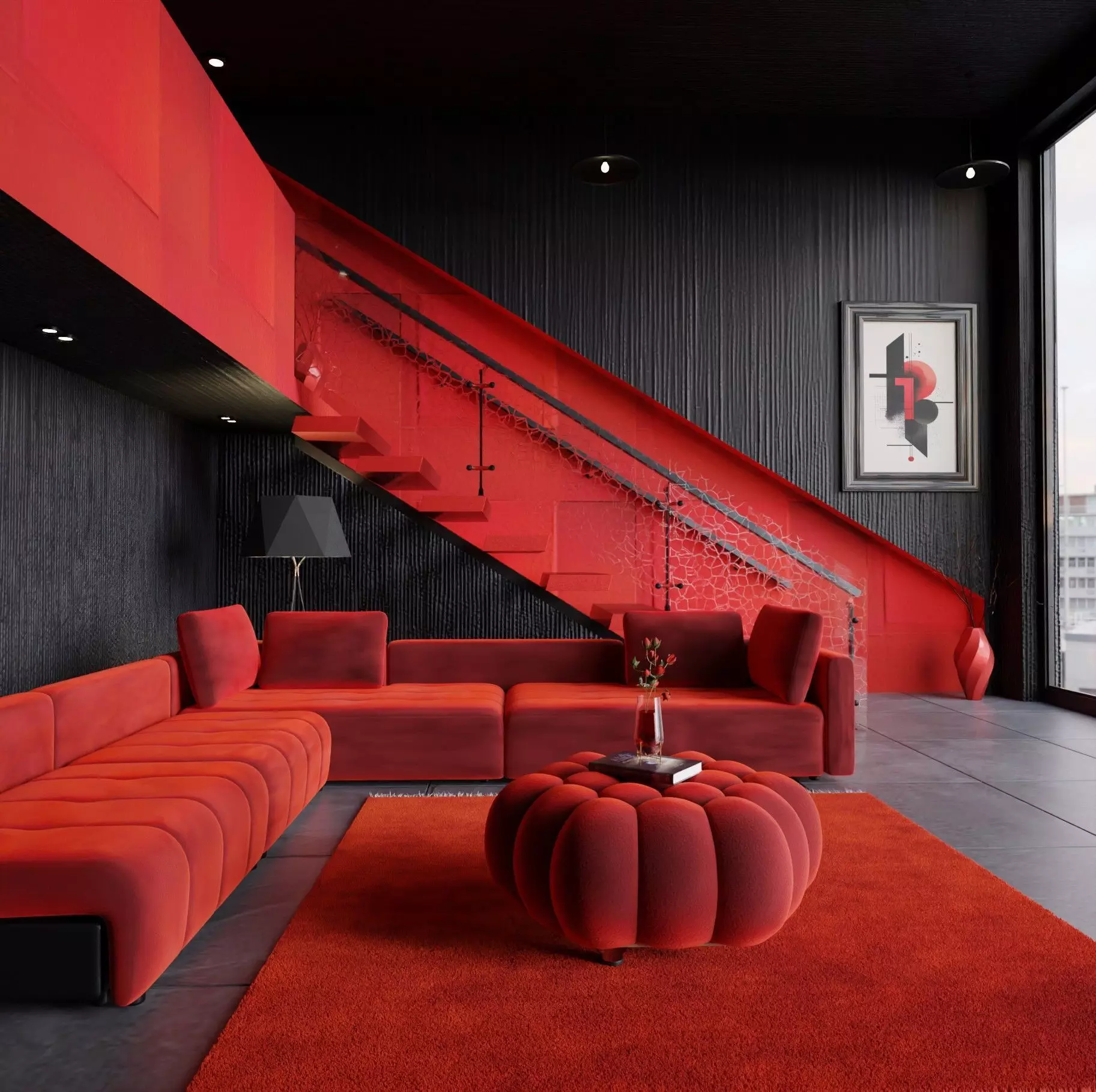 Living Room 3D model_1