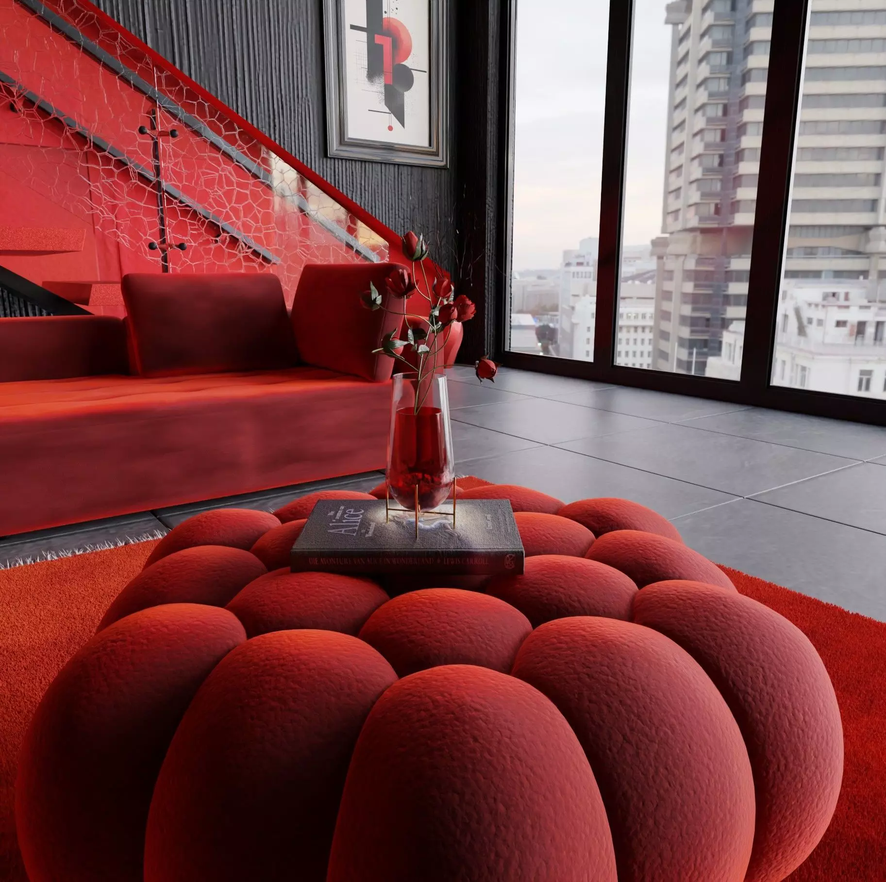 Living Room 3D model_2