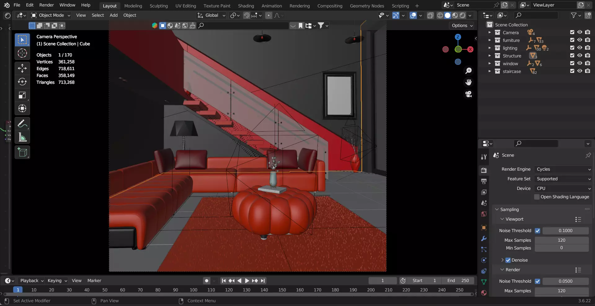 Living Room 3D model_13