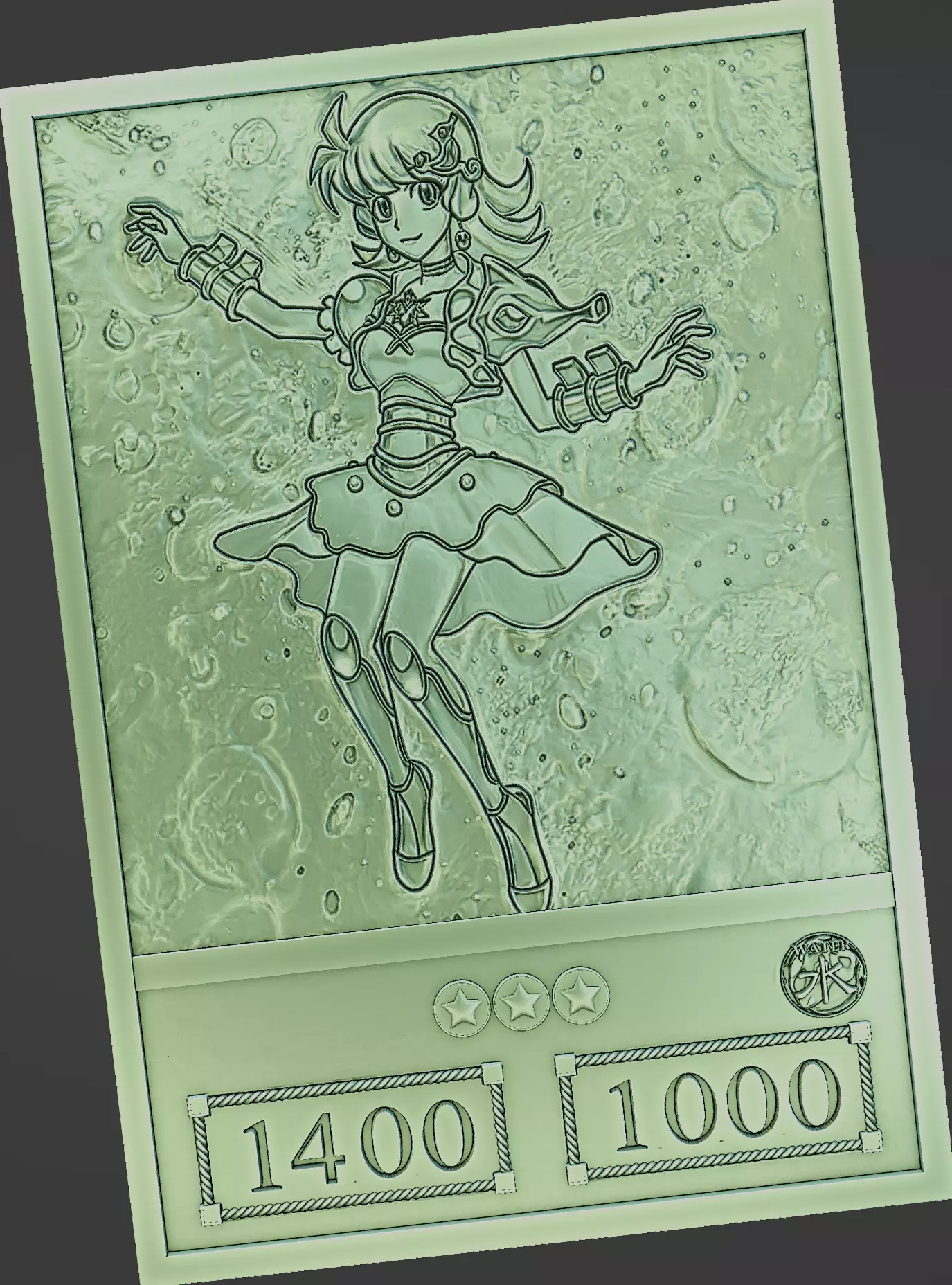 Marincess Sea Horse - yu-gi-oh Free 3D print model