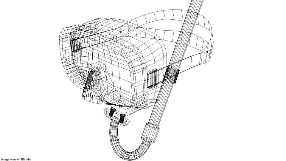 Scuba Diver Mask Type 1 3D model_3