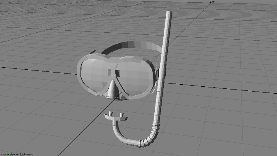 Scuba Diver Mask Type 3 3D model_4