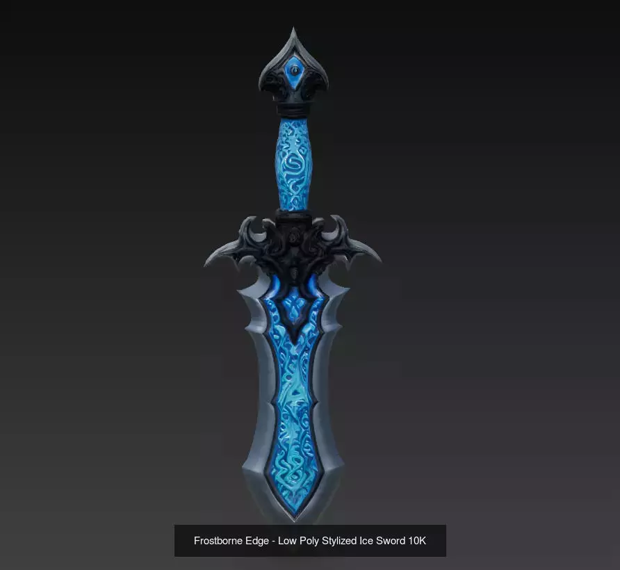 Dark Ocean Weapon Collection - Low Poly Fantasy Weapon Pack _5