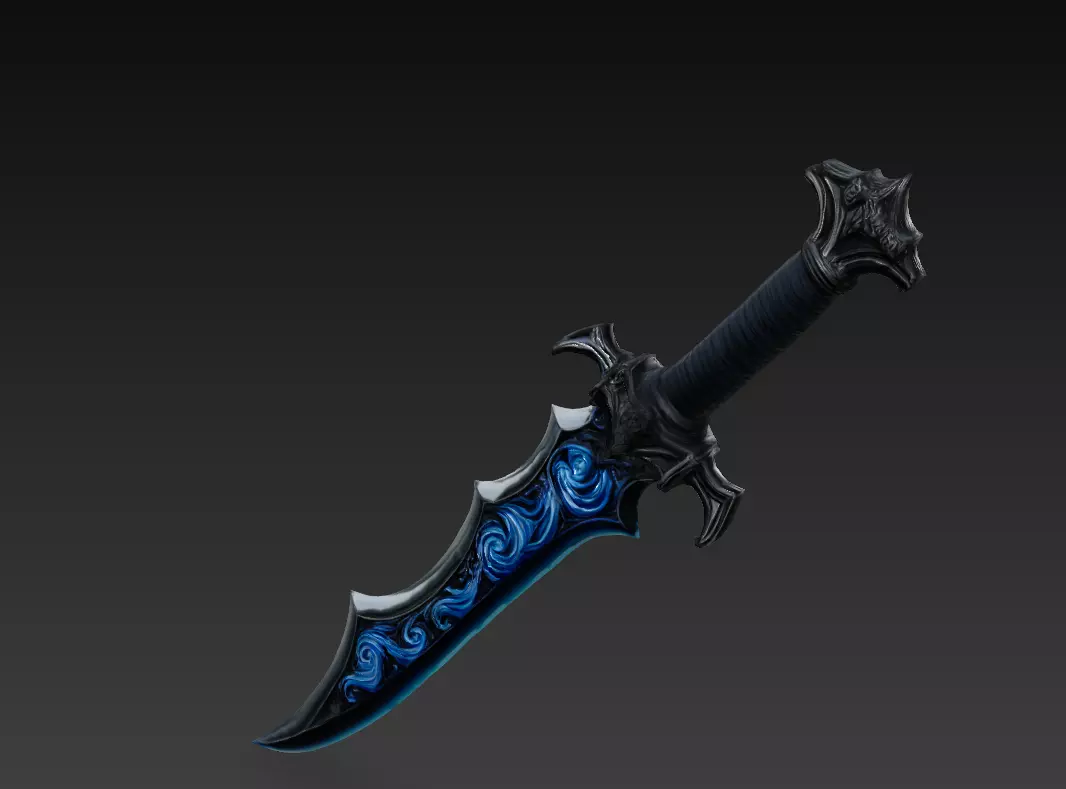 Dark Ocean Weapon Collection - Low Poly Fantasy Weapon Pack _8