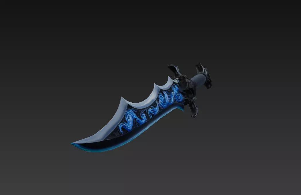 Dark Ocean Weapon Collection - Low Poly Fantasy Weapon Pack _11