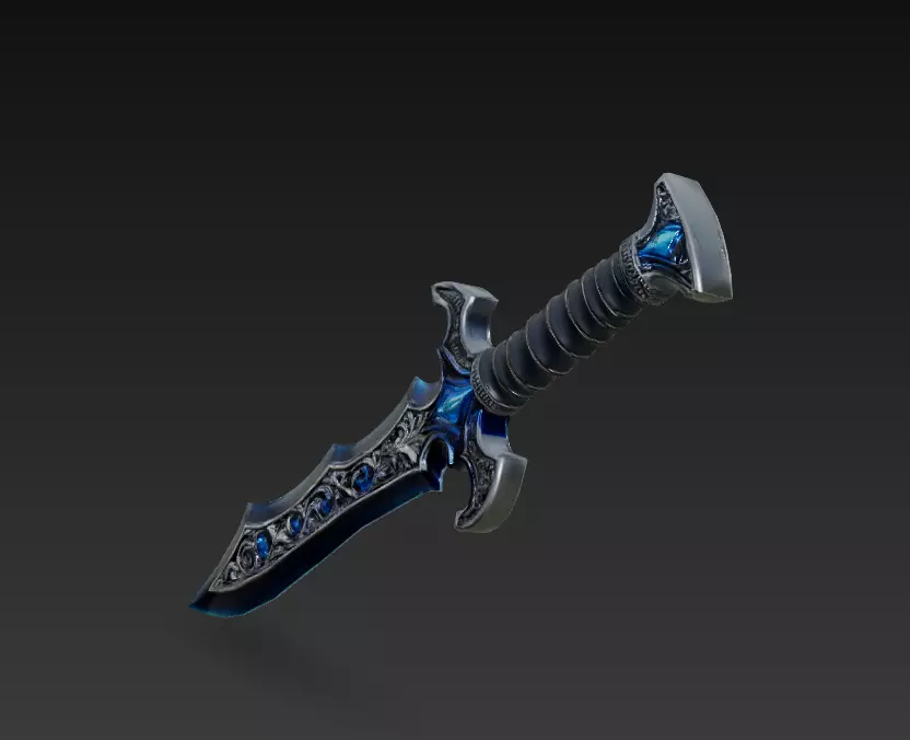 Dark Ocean Weapon Collection - Low Poly Fantasy Weapon Pack _4