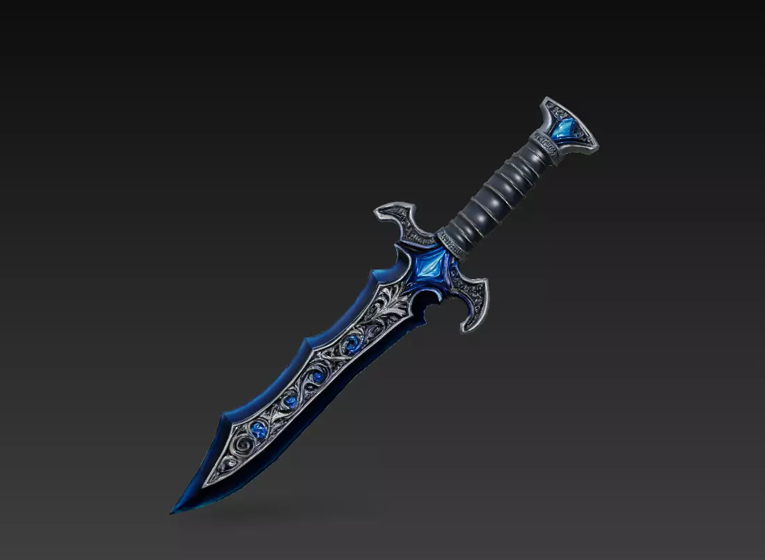 Dark Ocean Weapon Collection - Low Poly Fantasy Weapon Pack _2