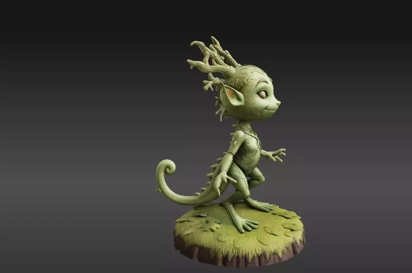 Articulated Forest Sprite 3D Model Print-Ready Collectible 3D model_8