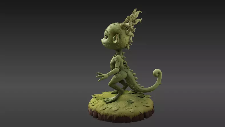 Articulated Forest Sprite 3D Model Print-Ready Collectible 3D model_10
