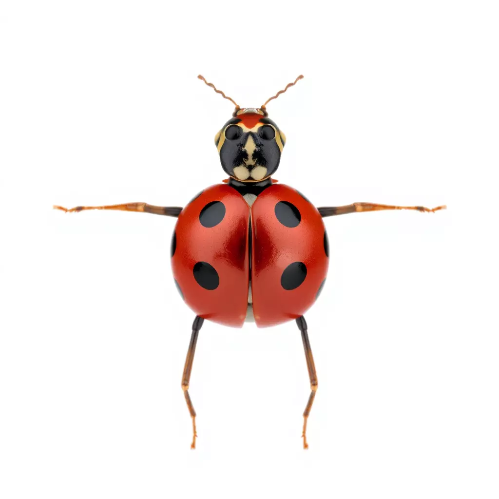 Red Ladybug Insect model pack Low-poly 3D model_3