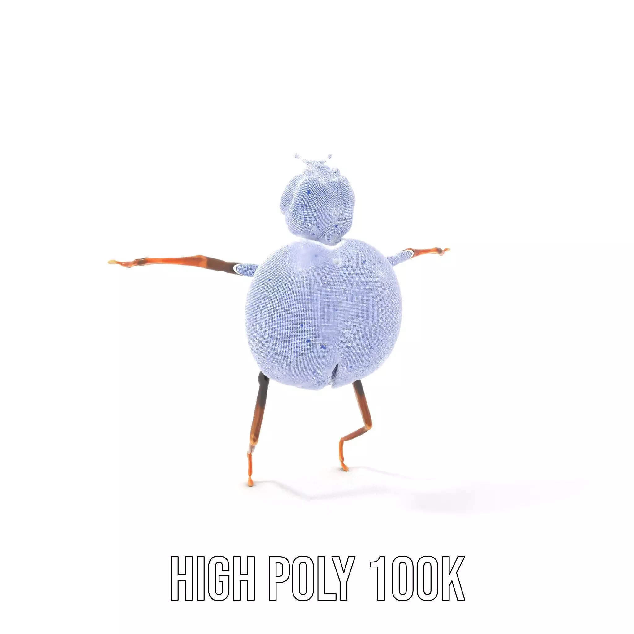 Red Ladybug Insect model pack Low-poly 3D model_5