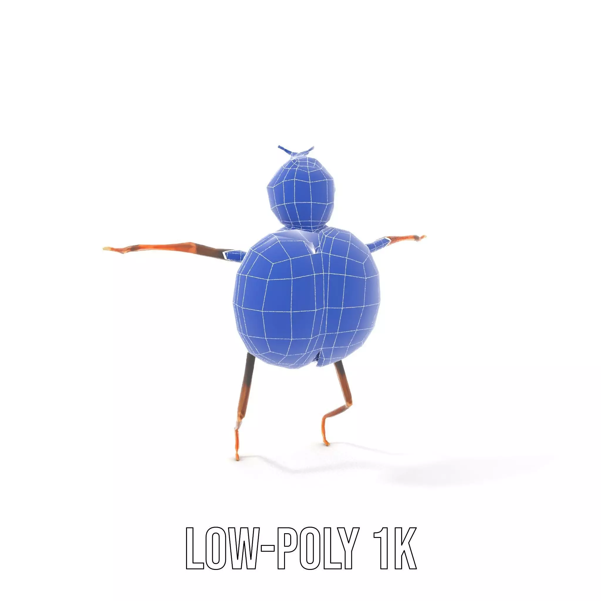 Red Ladybug Insect model pack Low-poly 3D model_18