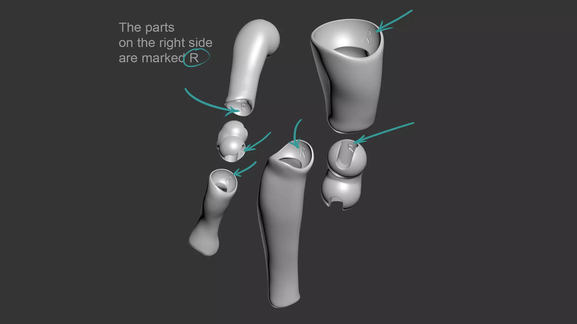 20 cm BJD Doll STL 3D Printed Example 3D print model_3