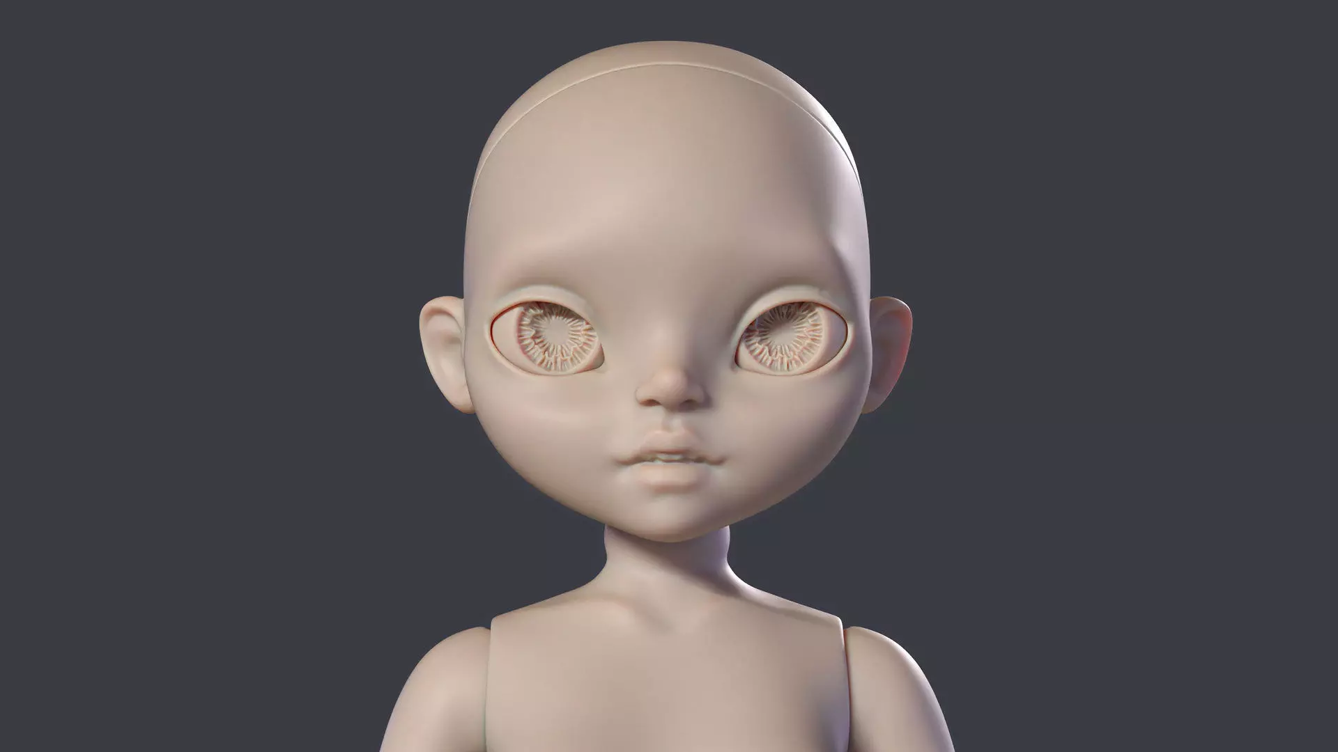 20 cm BJD Doll STL 3D Printed Example 3D print model_7