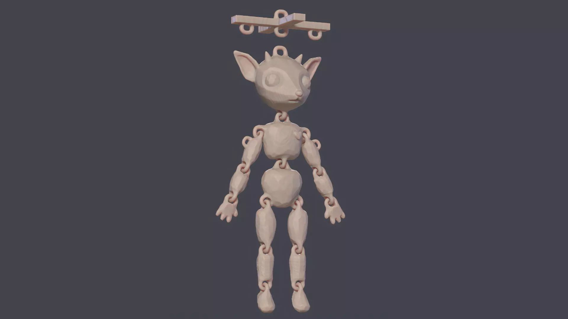 20 cm BJD Doll STL 3D Printed Example 3D print model_11