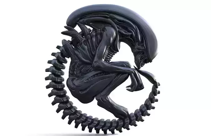 Alien Xenomorph CNC STL model