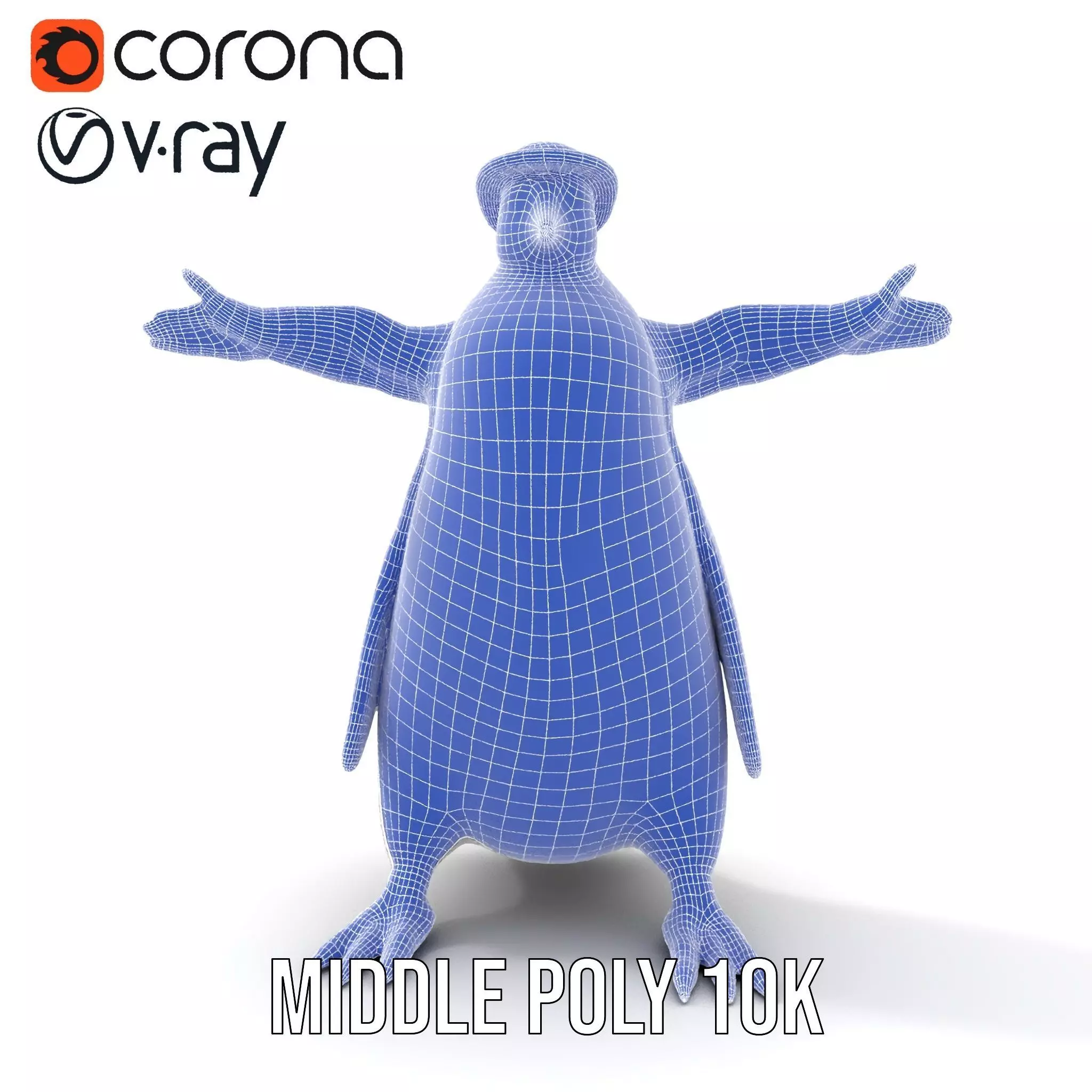 Dapper Penguin model pack Low-poly 3D model_28