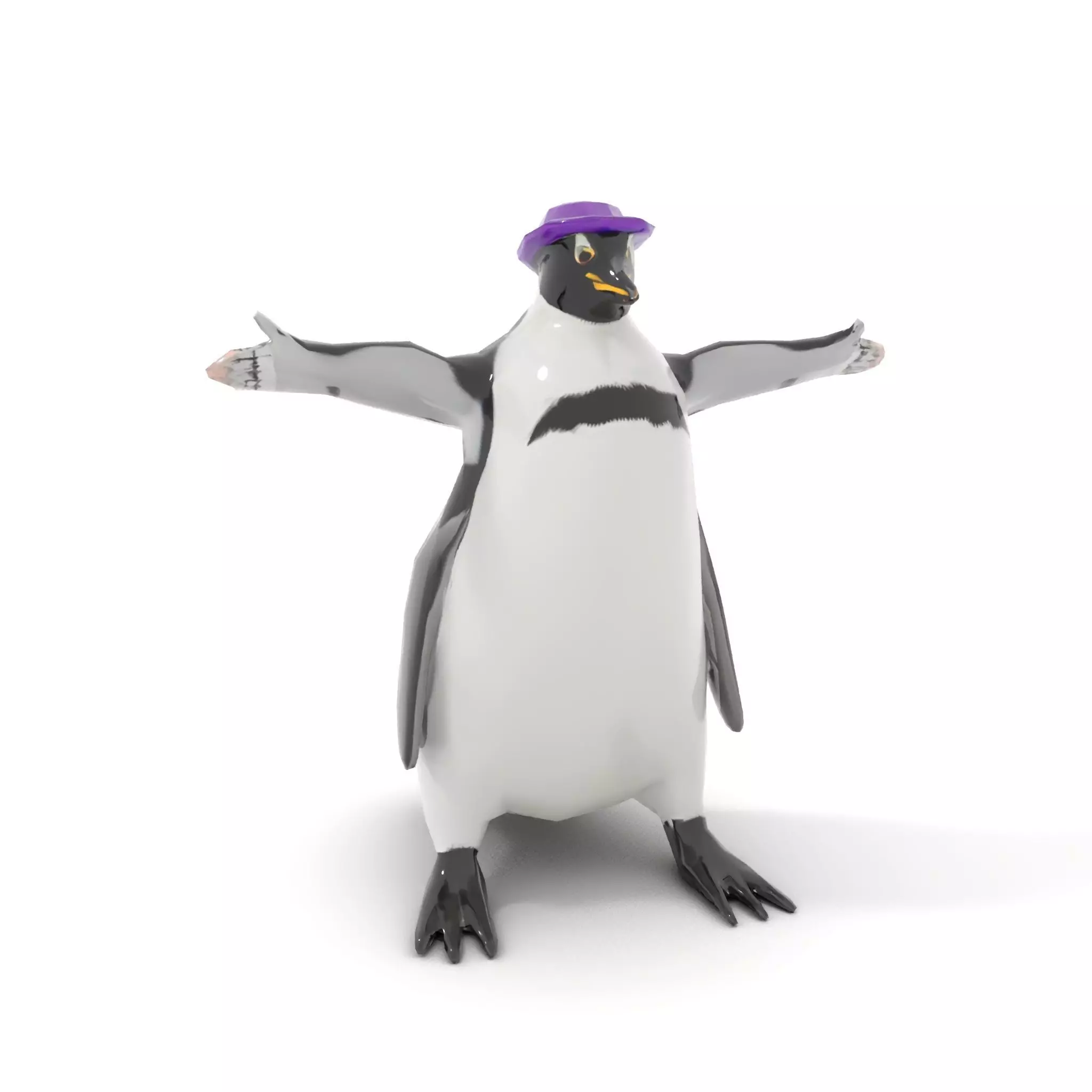 Dapper Penguin model pack Low-poly 3D model_10