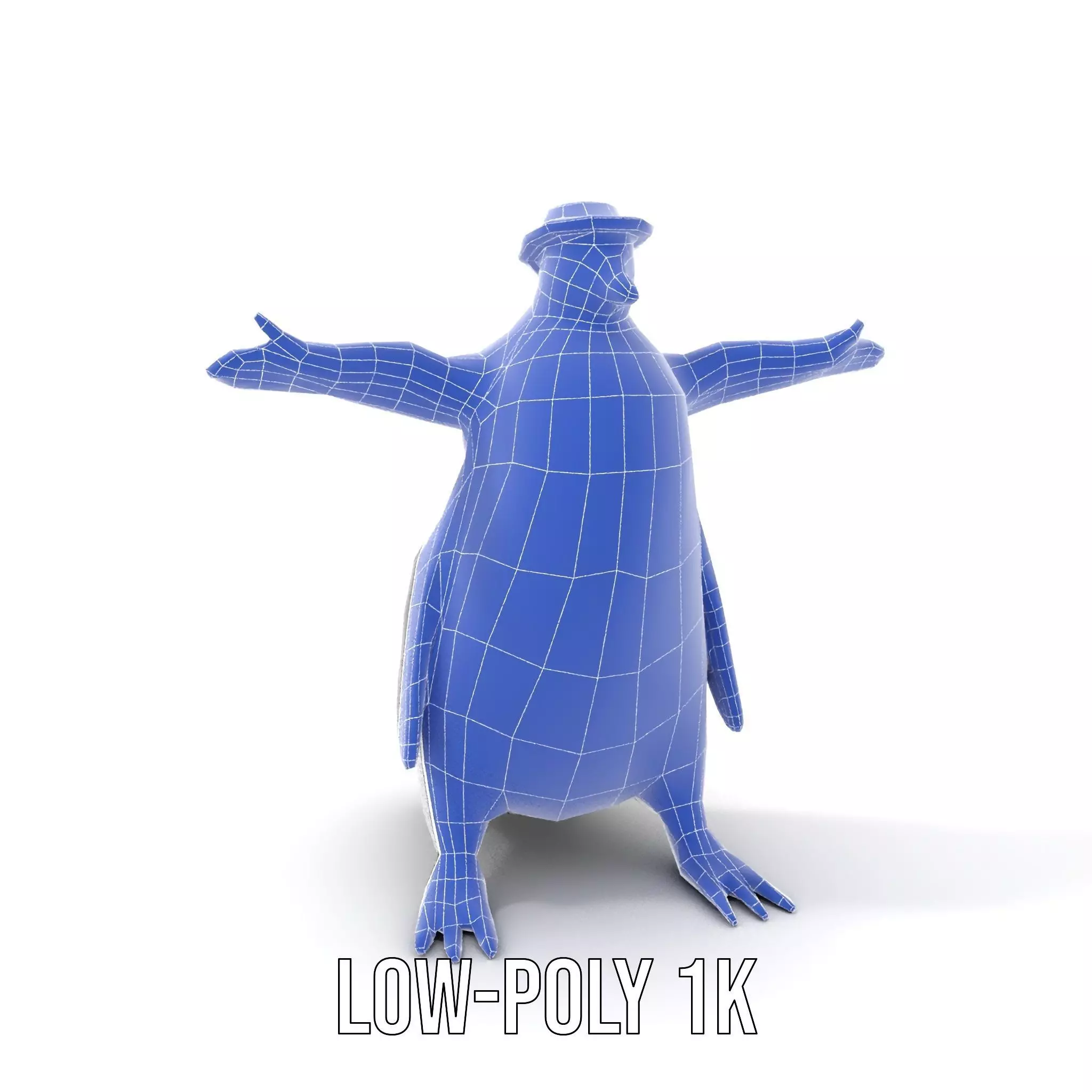 Dapper Penguin model pack Low-poly 3D model_31