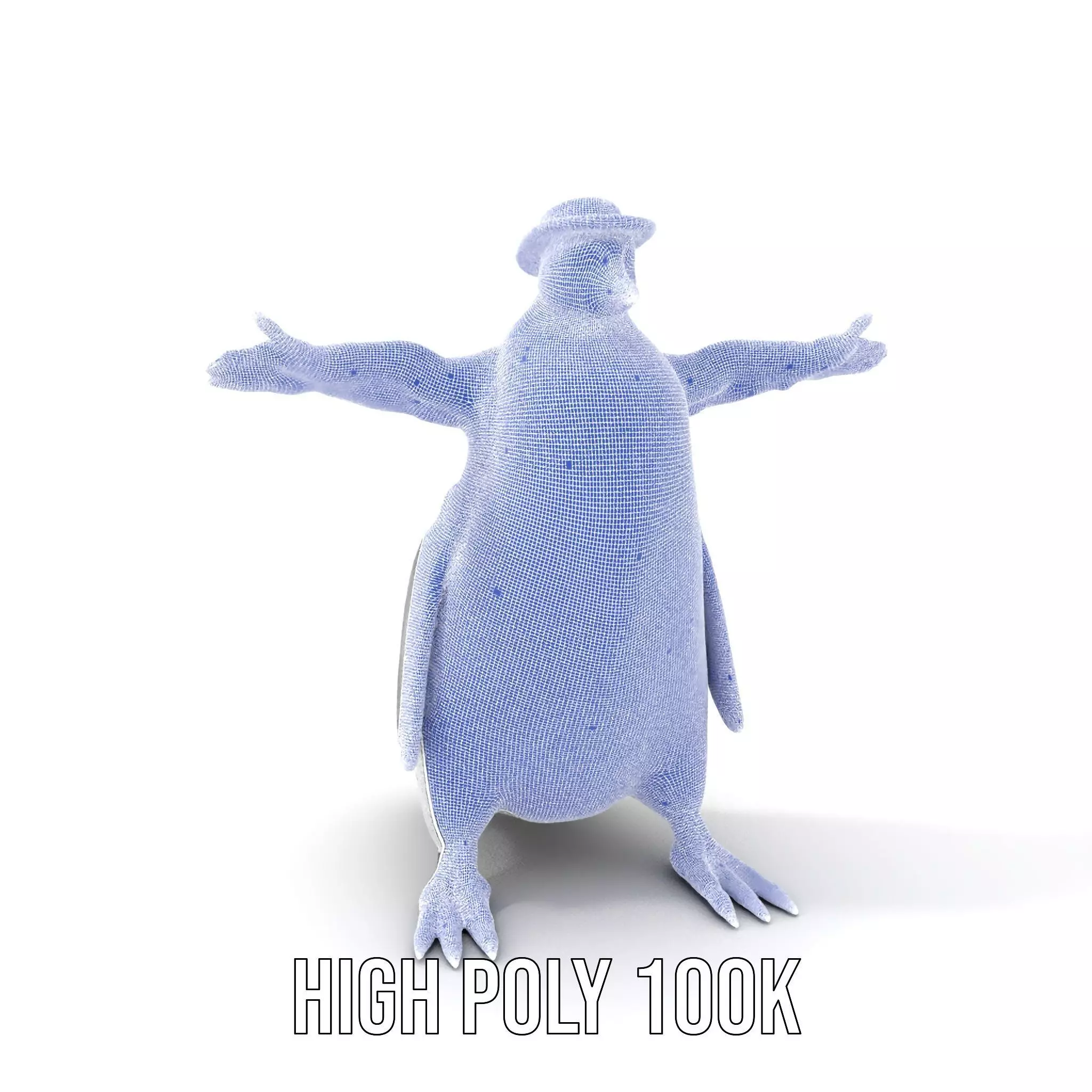 Dapper Penguin model pack Low-poly 3D model_5