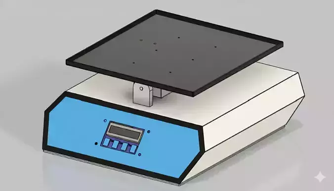 Laboratory Rocker Machine CAD Model 