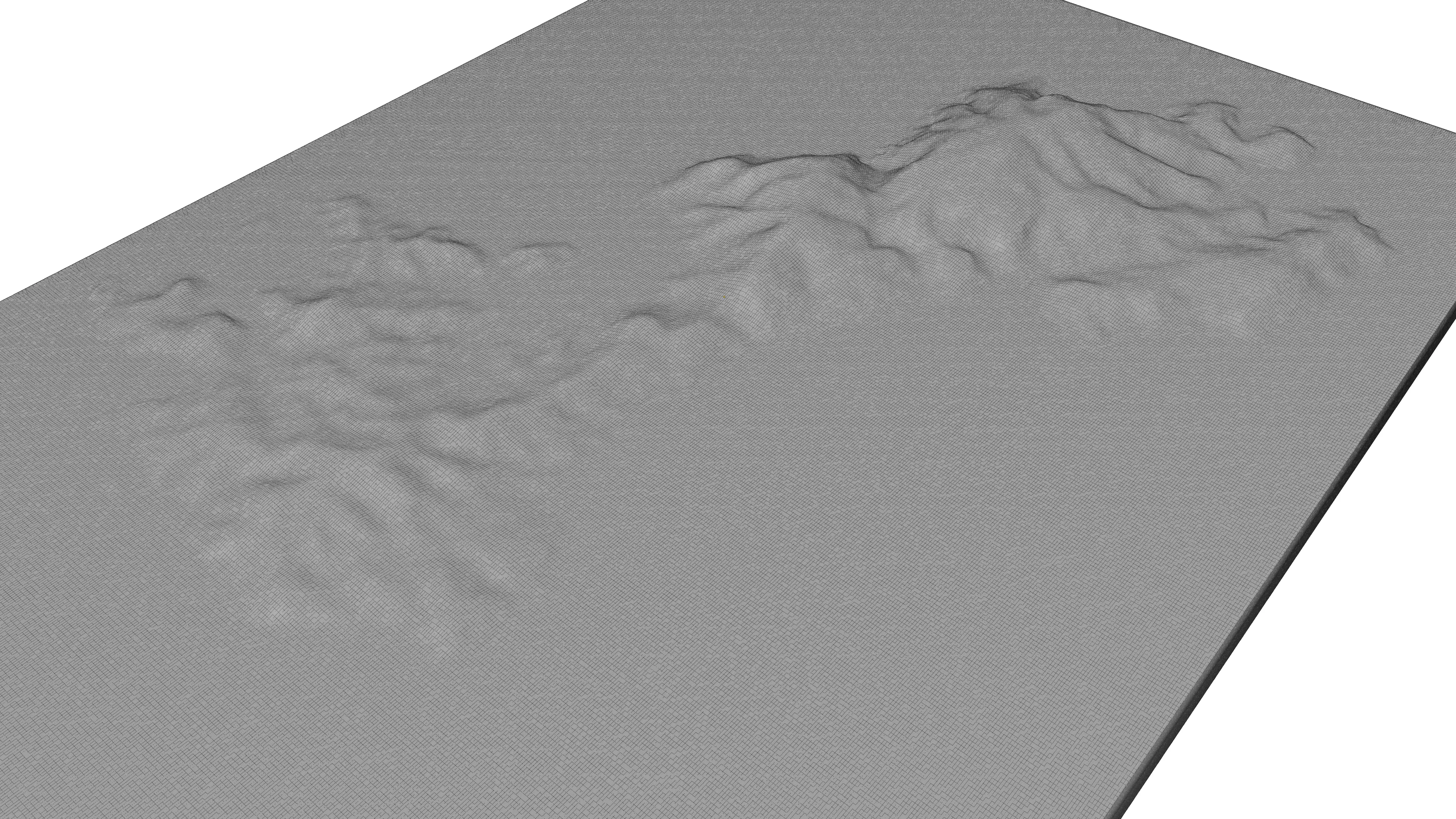 Leipsoi island full 3D model terrain Low-poly 3D model_3