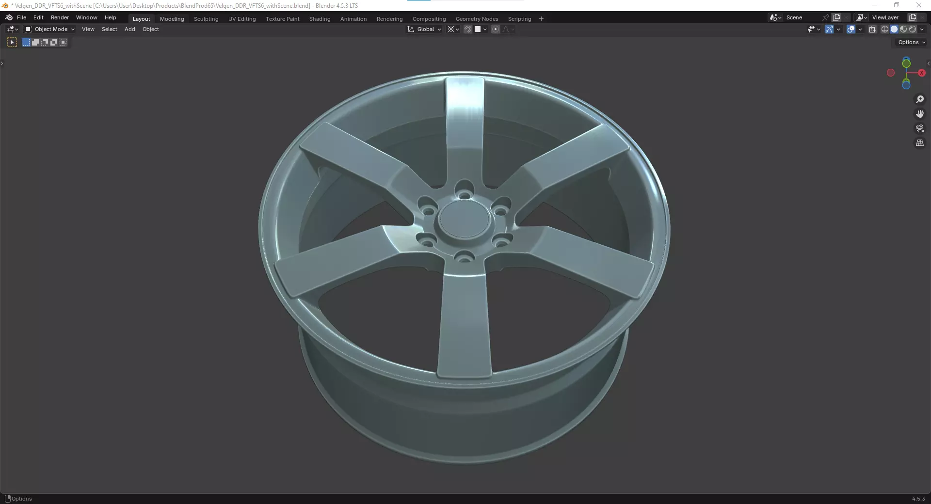 Velgen DDR VFTS6 Rim 3D model_9
