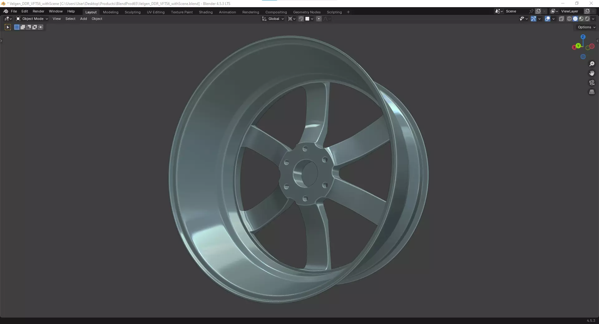 Velgen DDR VFTS6 Rim 3D model_8