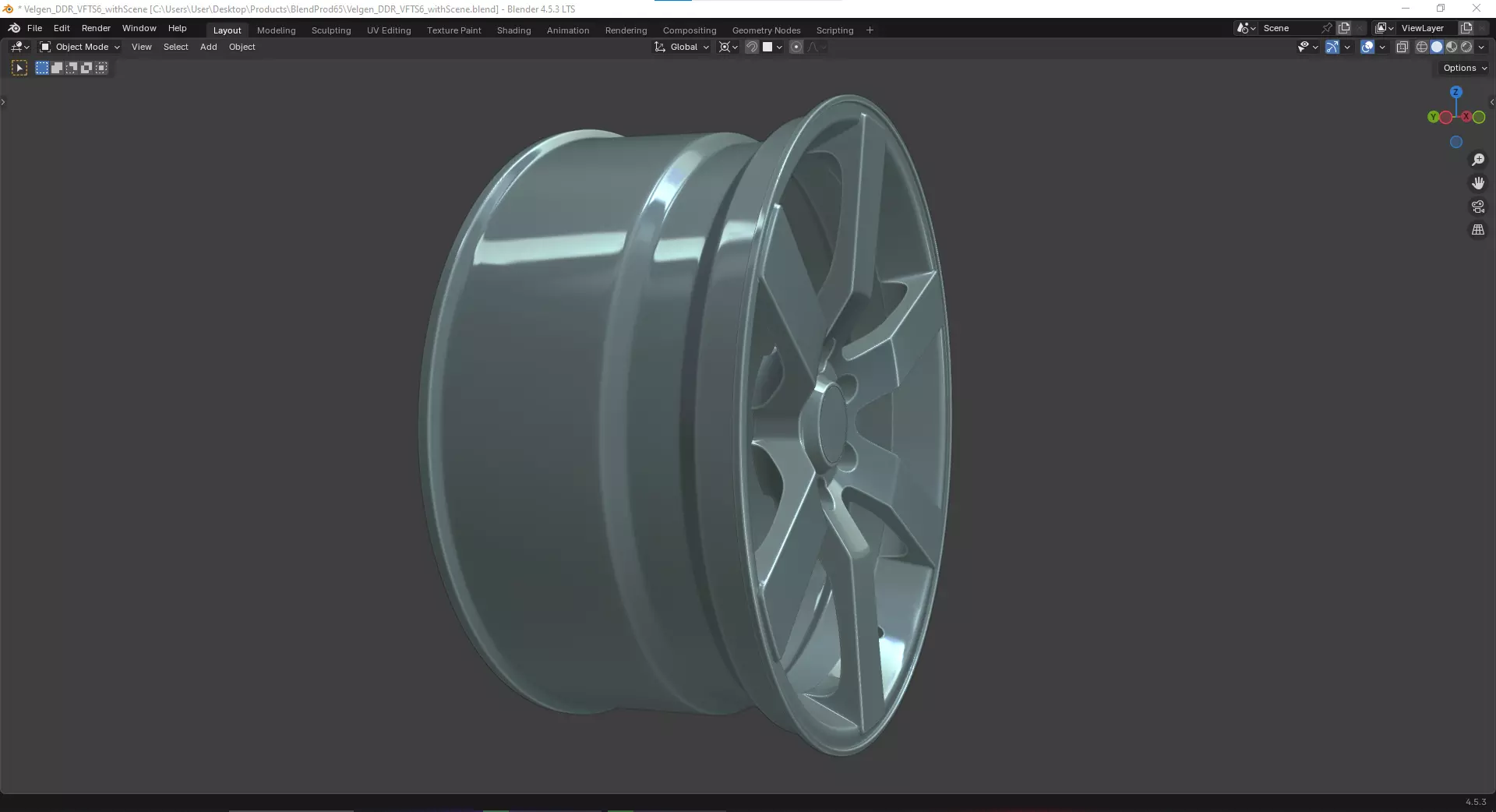 Velgen DDR VFTS6 Rim 3D model_7
