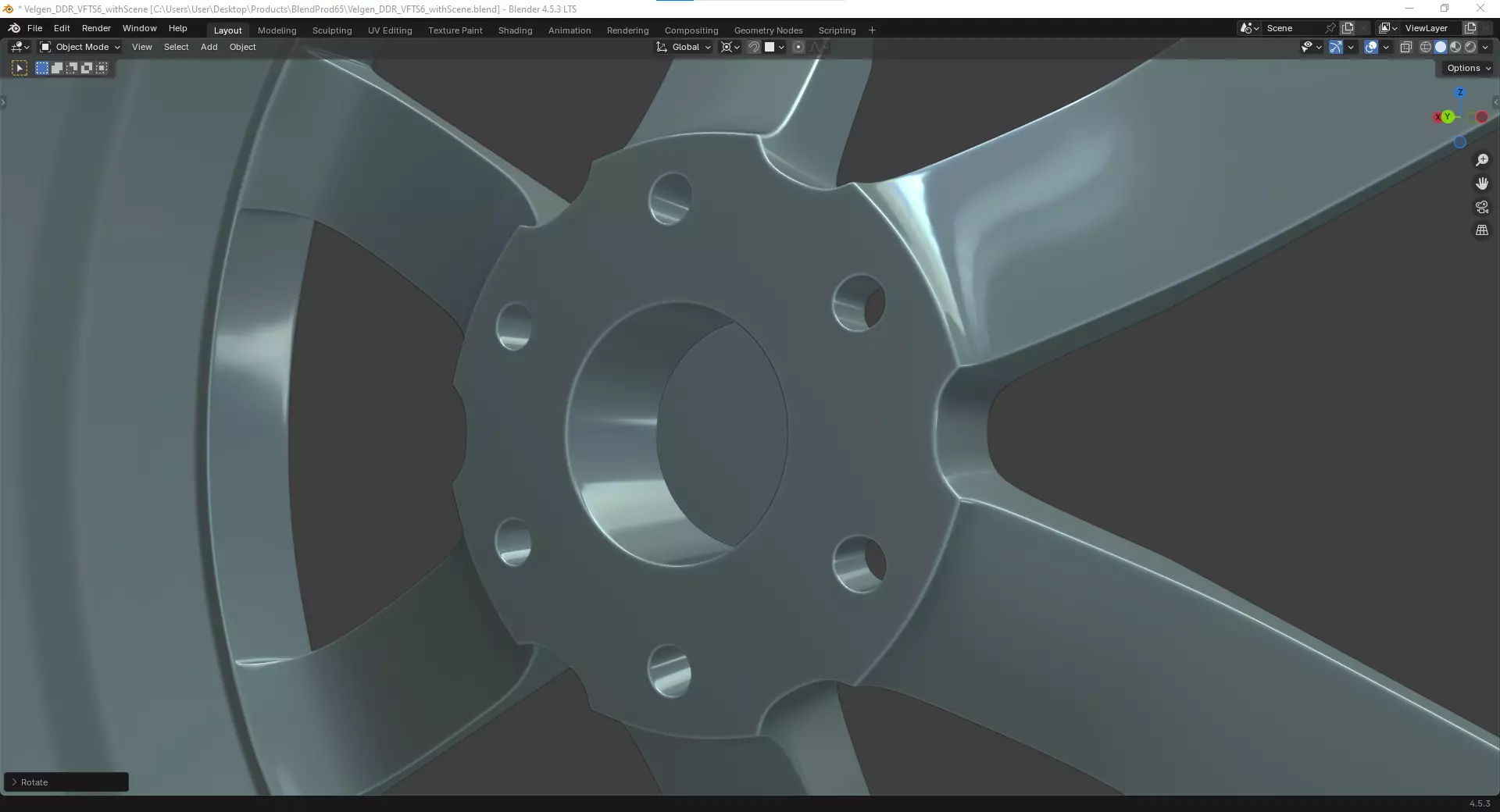 Velgen DDR VFTS6 Rim 3D model_14