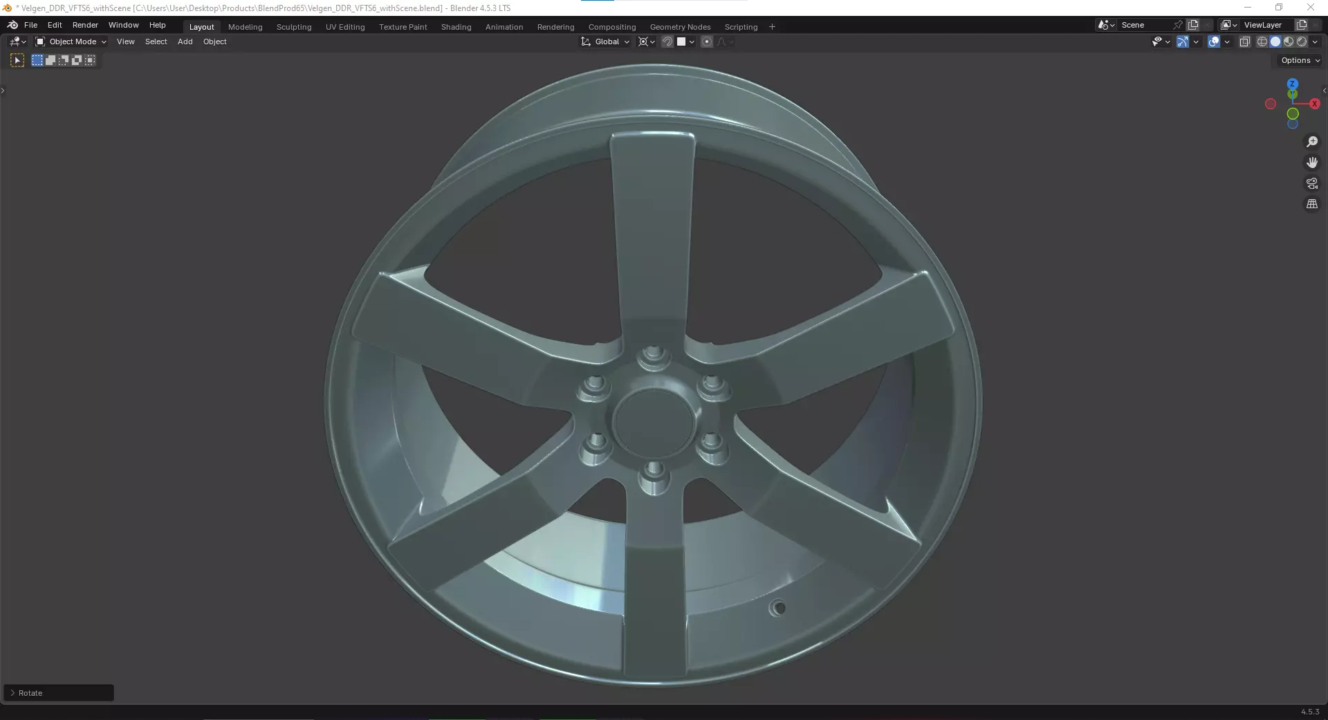 Velgen DDR VFTS6 Rim 3D model_12