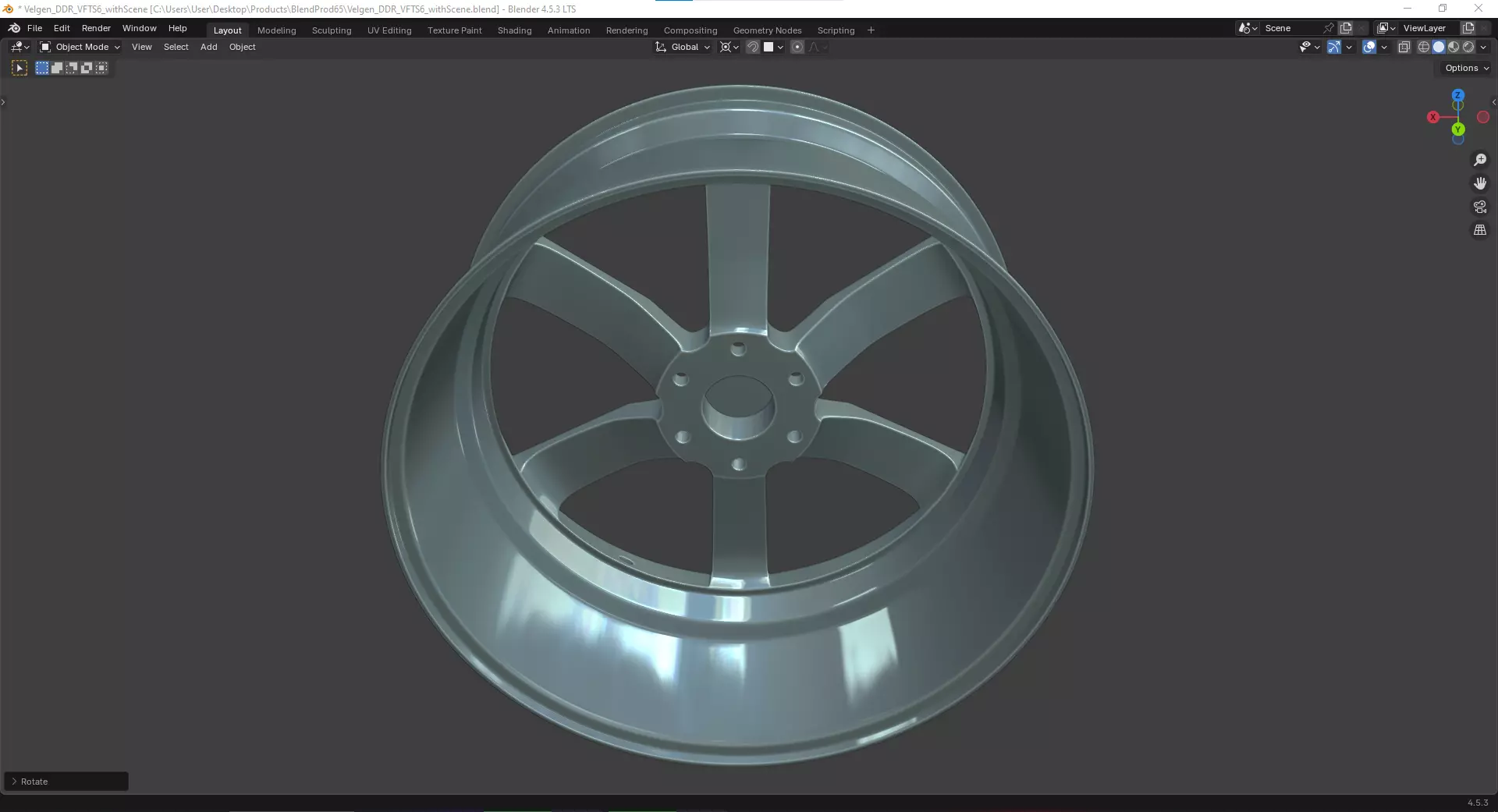Velgen DDR VFTS6 Rim 3D model_13