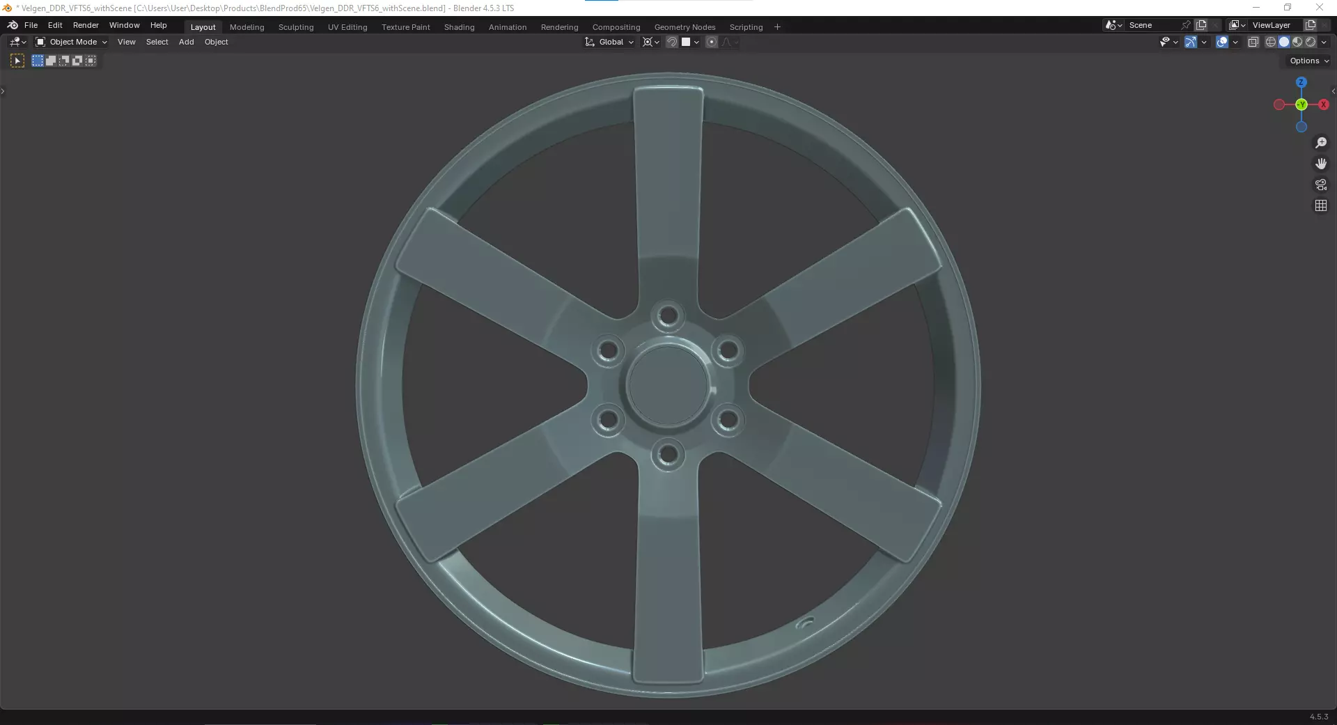 Velgen DDR VFTS6 Rim 3D model_5