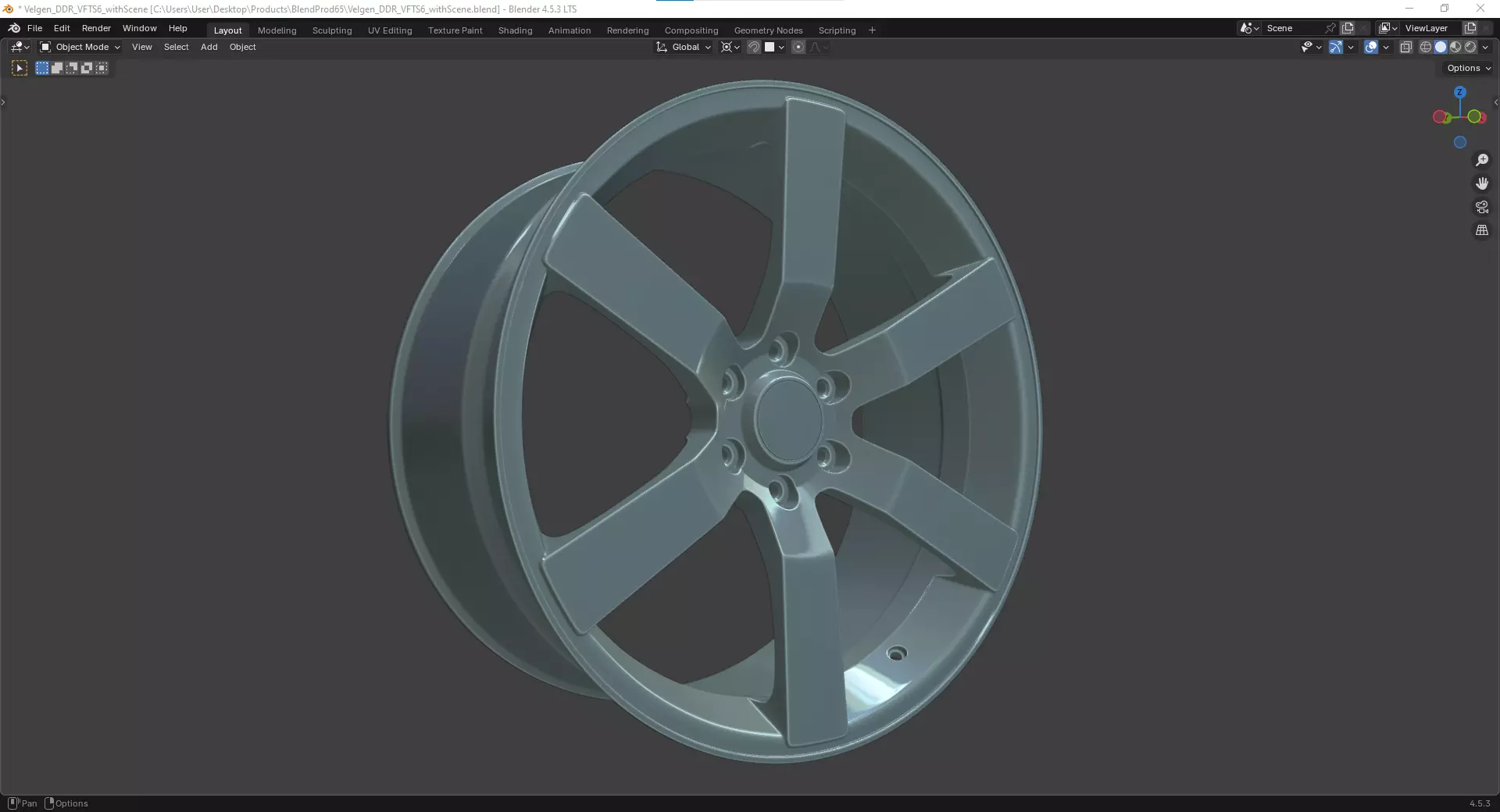 Velgen DDR VFTS6 Rim 3D model_6