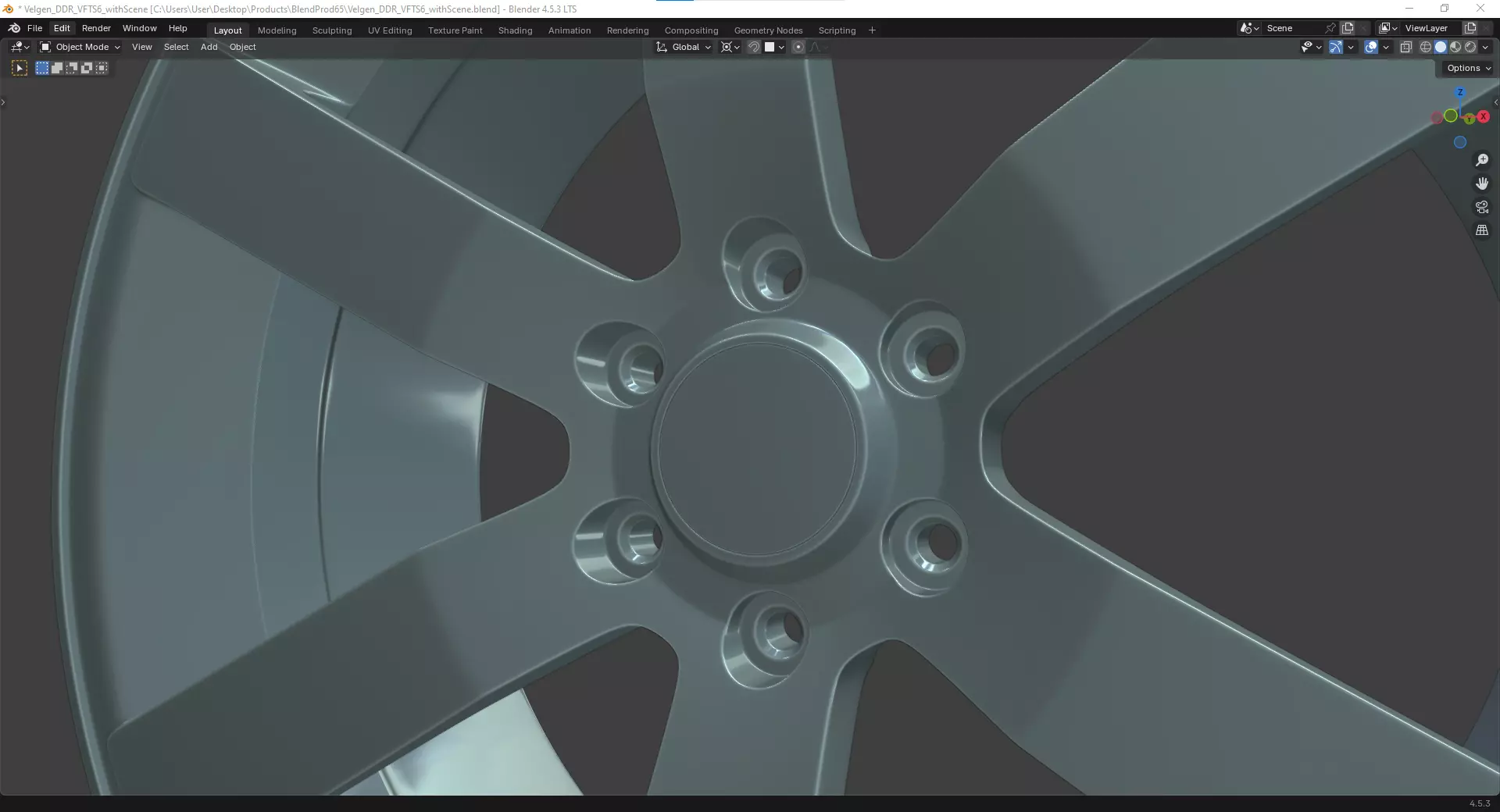 Velgen DDR VFTS6 Rim 3D model_10