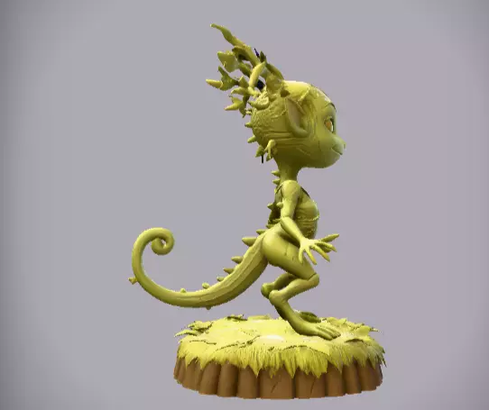 Articulated Forest Sprite 3D Model Two Pack Low And High Model 3D print model_6