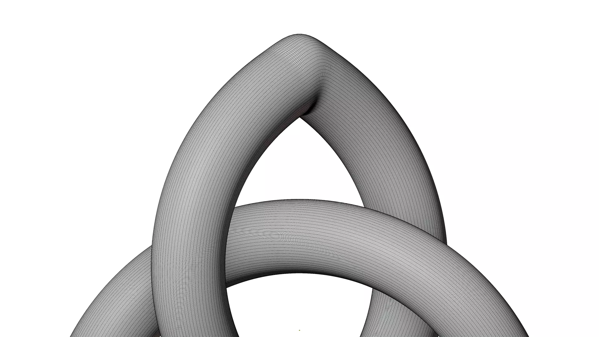 Celtic Trinity Knot Loop - Pendant 3D print model_8